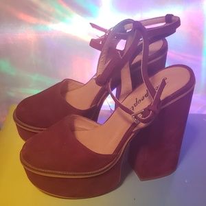 Free People platform heels